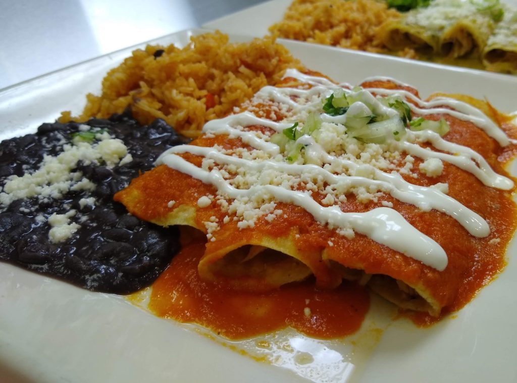 enchiladas from Mexico City Café