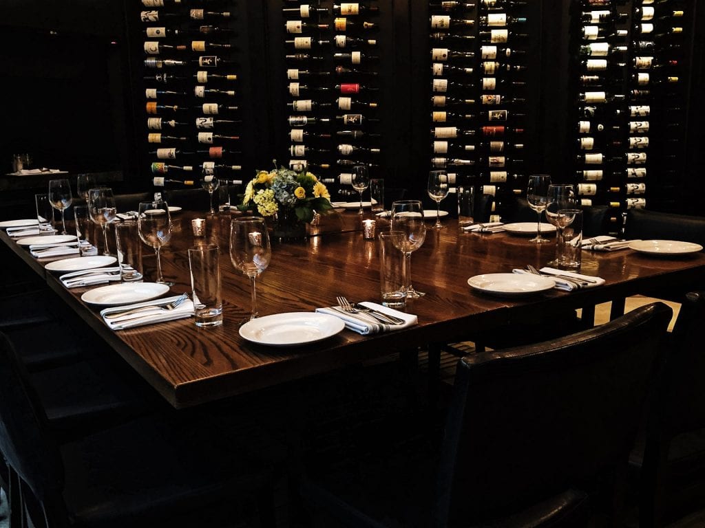 private dining room at Mill Valley Kitchen