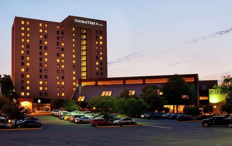 exterior view of the DoubleTree hotel