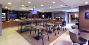 Dining area at Springhill Suites