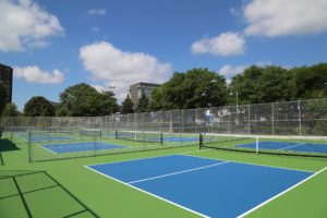 pickleball courts at Wolfe Park
