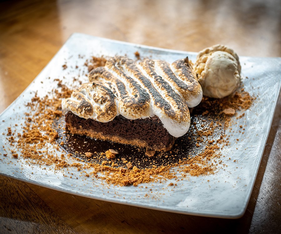 s'mores brownie