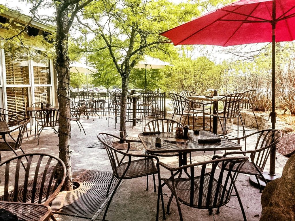 patio at Doolittle's Woodfire Grill