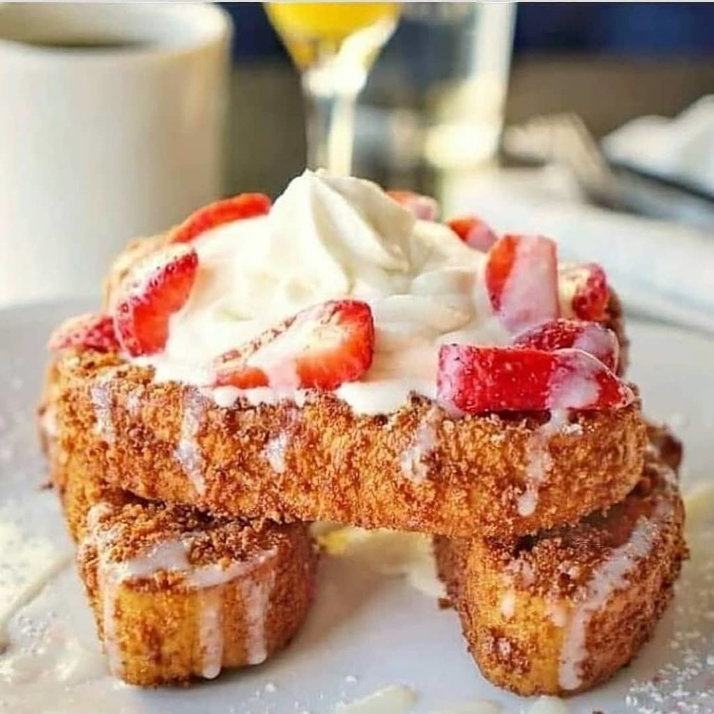 strawberries and cream french toast