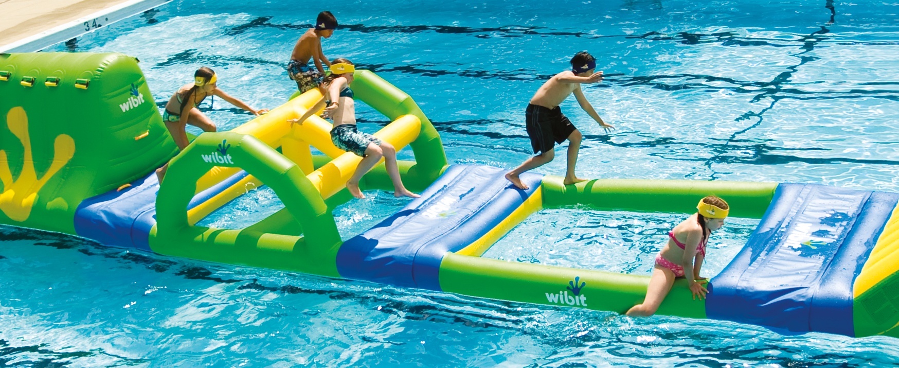 water obstacle course