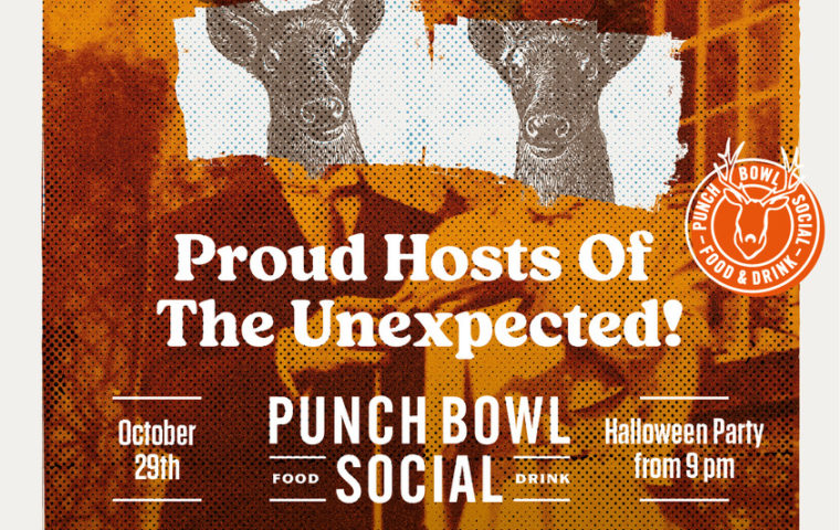 Halloween party at Punch Bowl Social