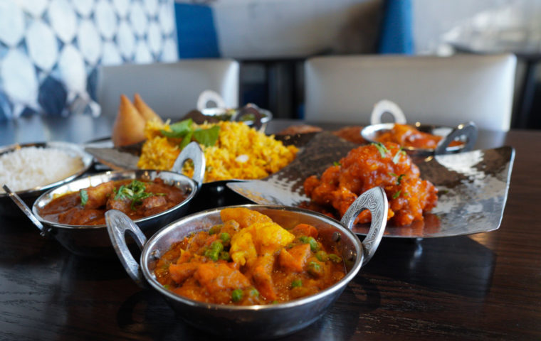 platters of food from Dancing Ganesha