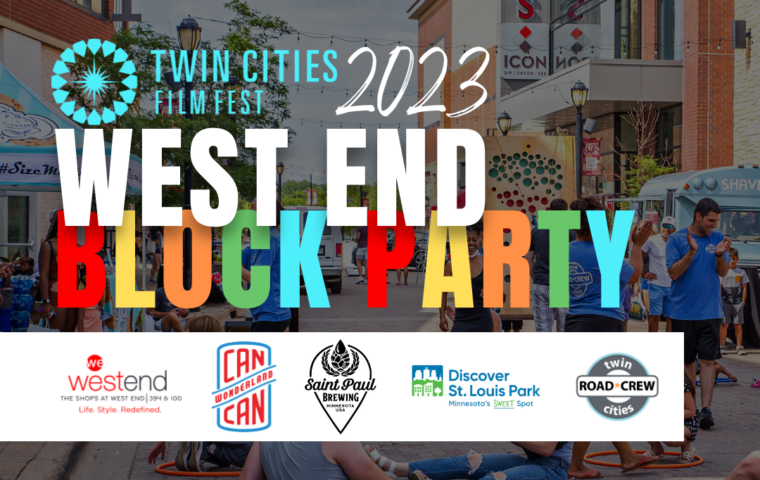 A picture of the West End promoting the Block Party