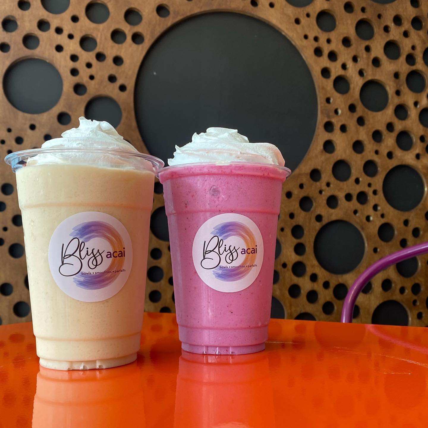 Sorbet smoothies from Bliss Acai